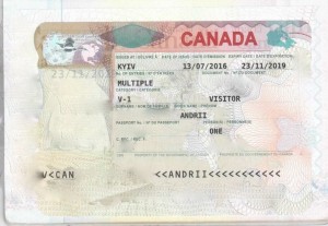 Visa visit Andrii