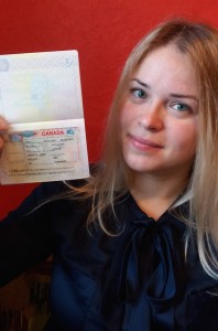 Анна гостевая виза Канада 2017 Паллеонн