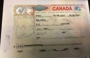 краткосрочная мультивиза в Канаду 2017-2
